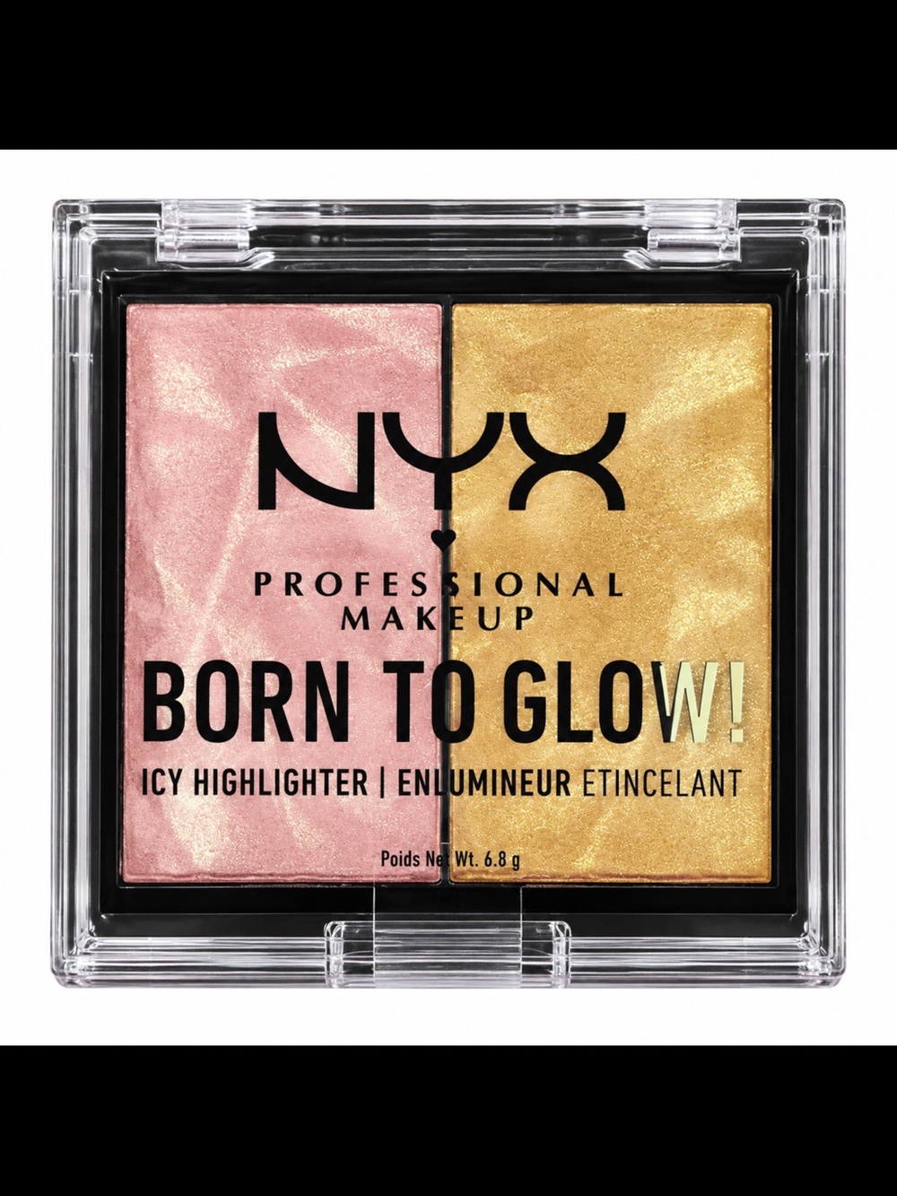 NYX Born To Glow Highlighter Duo - Pink & Gold